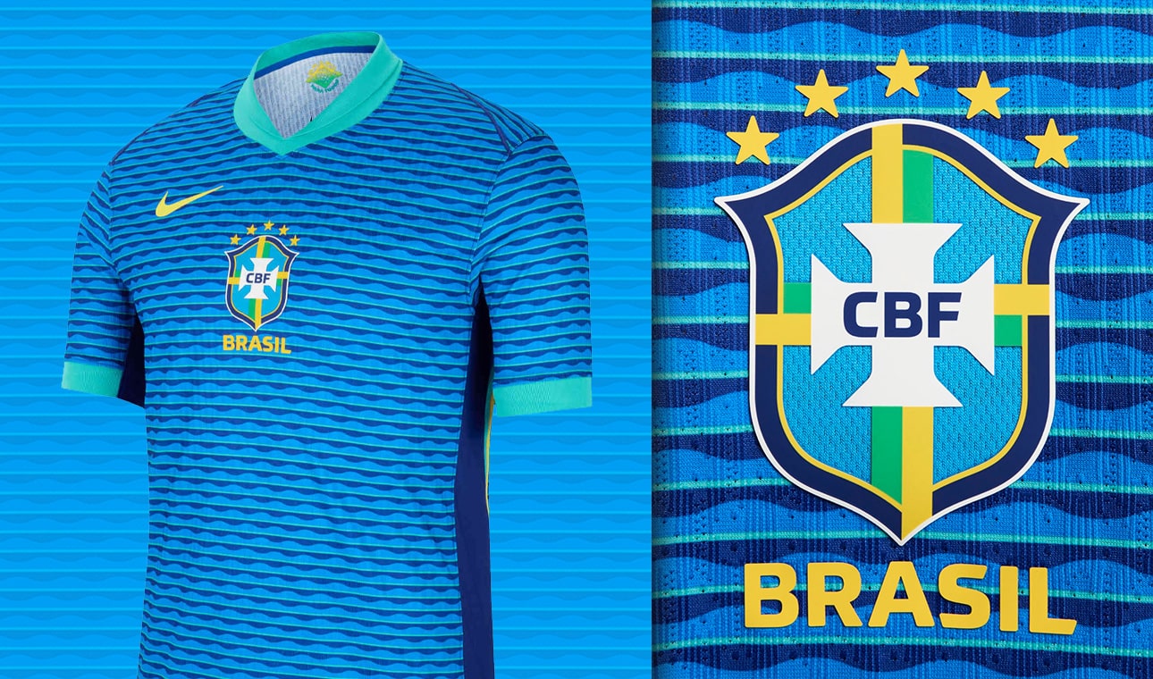 Detalles de la camiseta Nike Brasil 2024 II